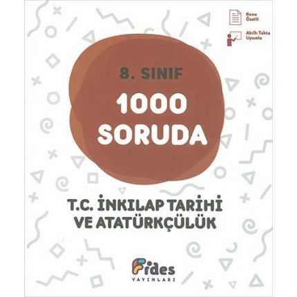 Fides - 8.Sınıf 1000 Soruda T.C. İnkılap Tarihi ve Atatürkçülük